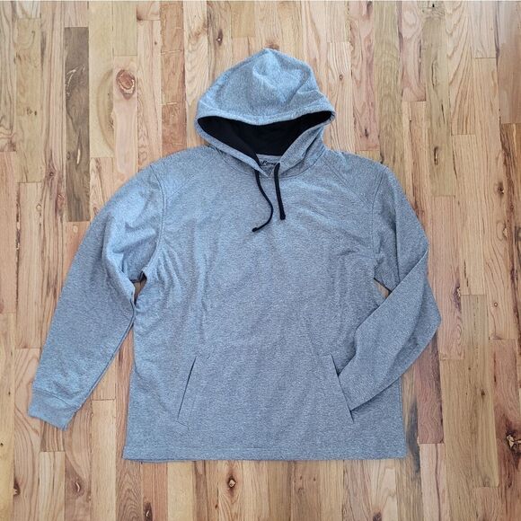 Paragon Grey/Black Classic Hoodie with Kangaroo Front Pouch - Picture 5 of 5
